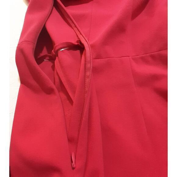 Diane Von Furstenberg Midi Dress Size 6 DVF‎ Flattering Stretch Sheath Pink - Picture 9 of 9